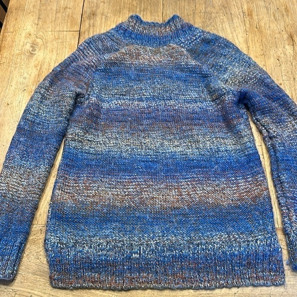 Fall Cozy Vibes: Prana Multi-Color Slub Knit Sweater Size M - Picture 6 of 7